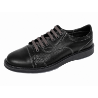 Pantofi barbati casual negri din piele naturala Matritata GKR231NTR